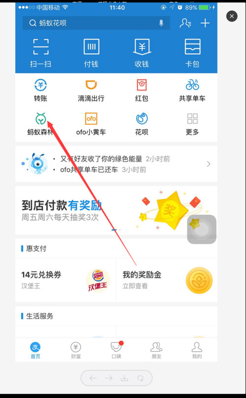 支付宝蚂蚁森林能量怎么获取