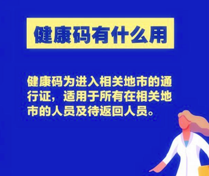 健康码是什么-健康码作用一览