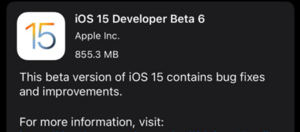 ios15beta6值得更新吗