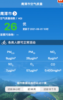 鹰潭市空气质量