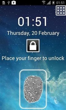 指纹锁屏