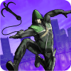 Green Rope Ninja Hero in The City