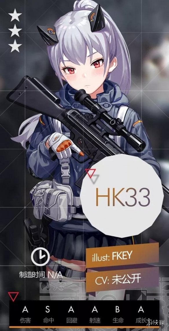 少女前线5月签到新枪HK33点评 三星突击人形HK33立绘故事