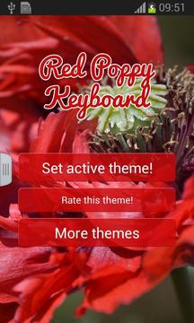 Red Poppy Keyboard