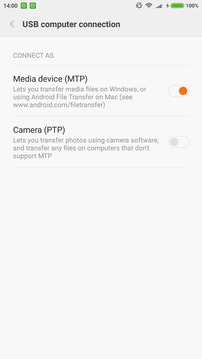 MIUI USB Settings