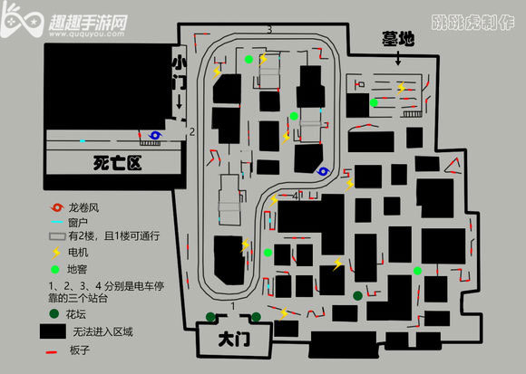 第五人格永眠镇地图怎么玩_第五人格永眠镇地图平面图一览