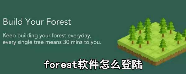 forest软件怎么登陆_forest软件登陆流程分享