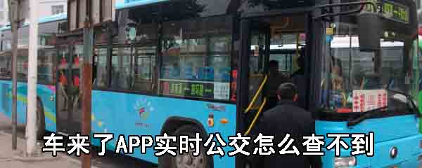 车来了APP实时公交怎么查不到_车来了APP实时公交使用步骤分享