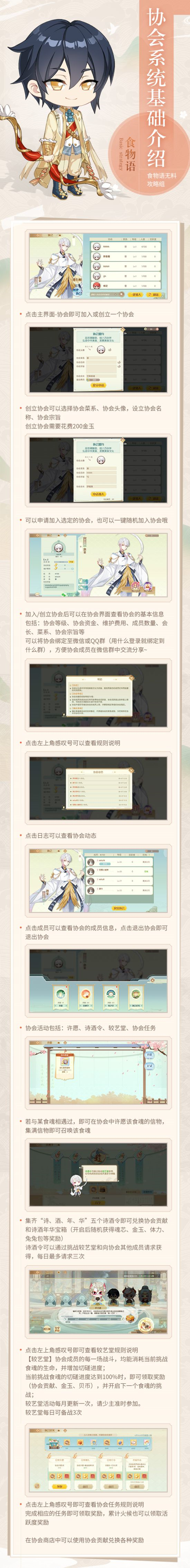 食物语协会系统怎么玩-协会系统玩法图文攻略