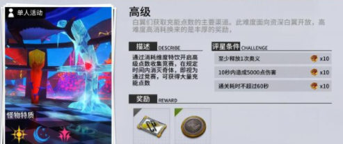 VGAME消零世界高级点数收集副本战力要求是什么