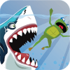 Amazing Frog Fight Shark Game Adventure