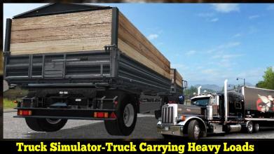 Truck Simulator Truck Carrying Heavy Loads